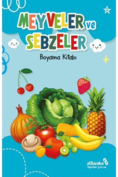 Albaraka Yayınları الفاكهة والخضروات - كتاب تلوين
