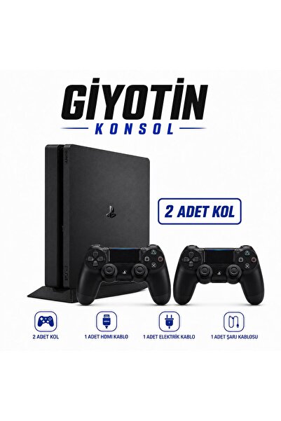 giyotin konsol PS4 SLİM MODEL 500GB 2 KOLLU TEŞİR URUNU
