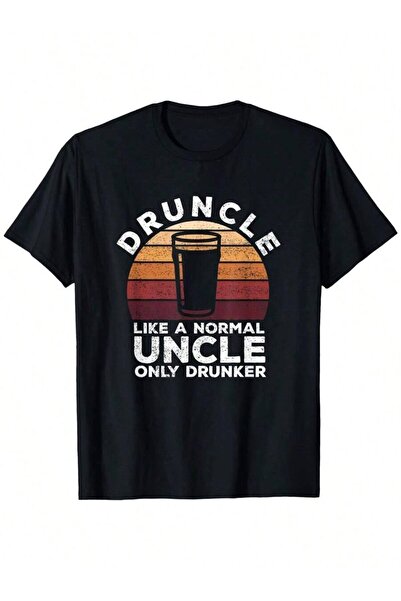 799 Funny Vintage Gift T-Shirt - "Like A Normal Uncle Only Drunker" Design, 1...