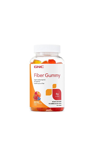 GNC Jeleuri cu Fibre si Aroma de Fructe Asortate 90buc