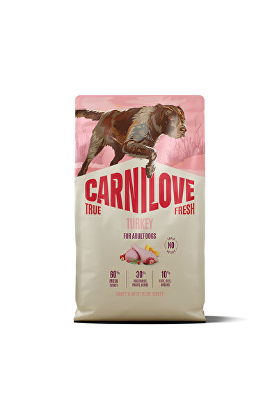 Carnilove طعام جاف للكلاب البالغة بنكهة الديك الرومي الطازج من TRUE FRESH، 4 كجم