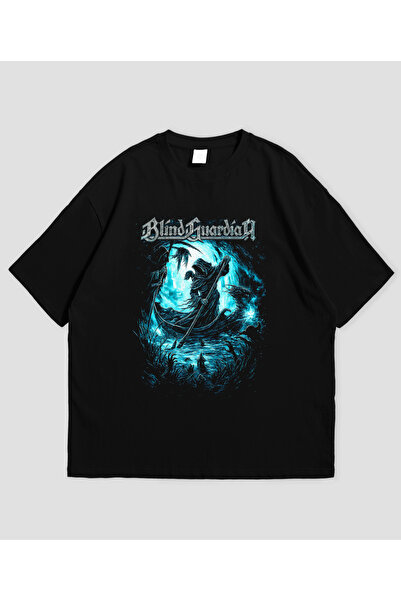 Grafftee Clothing Blind Guardian Printed Unisex Oversize T-Shirt
