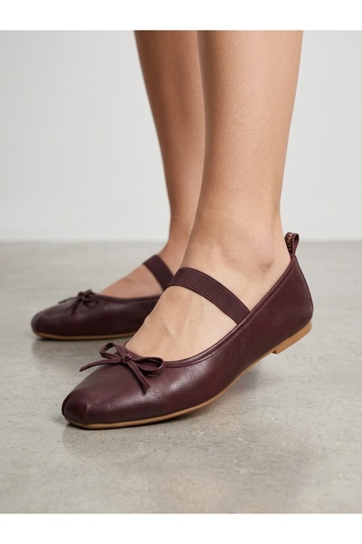 Rüya Shoes Daily Strappy Genuine Leather Ballerinas