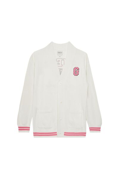 Guess Cardigan de fată J5YR11Z3OF0 Alb