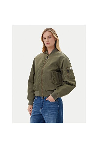 Guess Jeans Geacă bomber de damă W5RL81WHAA2 Kaki