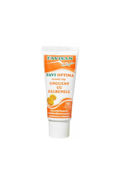 Favisan Crema Tip Unguent cu Galbenele Favioptima Favisan, 40ml