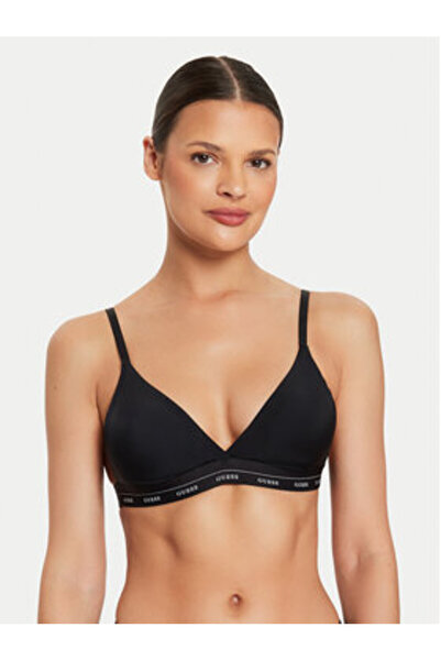 Guess Sutien fără sârmă pentru femei, negru O4YC16KCF20