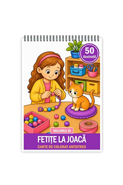Legendary Gifts Carte de colorat, 50 de ilustrații Fetite la joaca - Volumul ...
