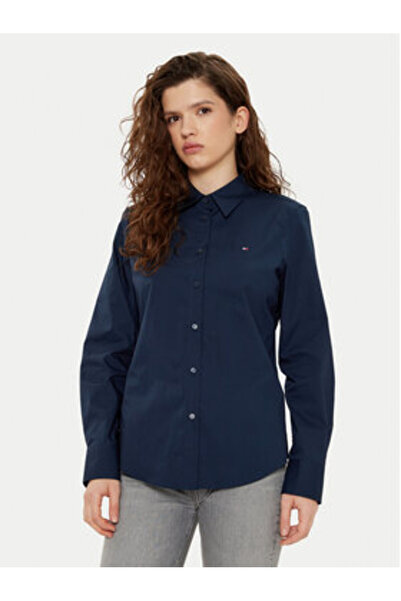 Tommy Hilfiger Γυναικείο πουκάμισο WW0WW43577 Μπλε