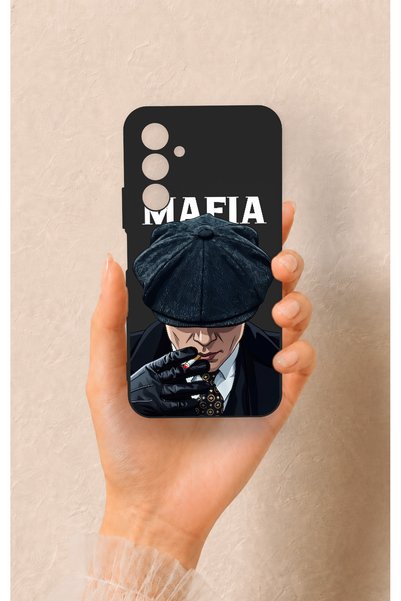 Vip Case Samsung A54 Compatible Mafia Patterned Silicone Case