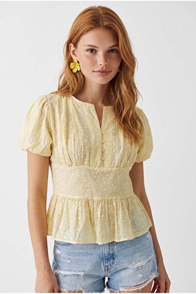 Mixray Bluze - Galben - Regular fit
