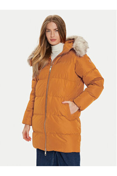 Tommy Hilfiger Geacă de puf pentru femei WW0WW42743 Portocaliu
