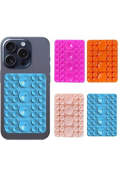Generic 4-Pack Double-Sided Silicone Suction Phone Holders