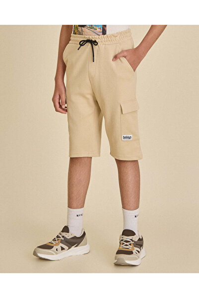 REDTAG Senior Boys Beige Active Fashion Shorts