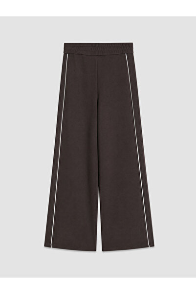 LC Waikiki Brown Stripe Detailed Soft Touch Women's Sweatpants