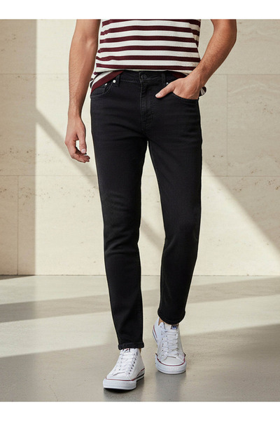 DNM CROP SLIM JEANS