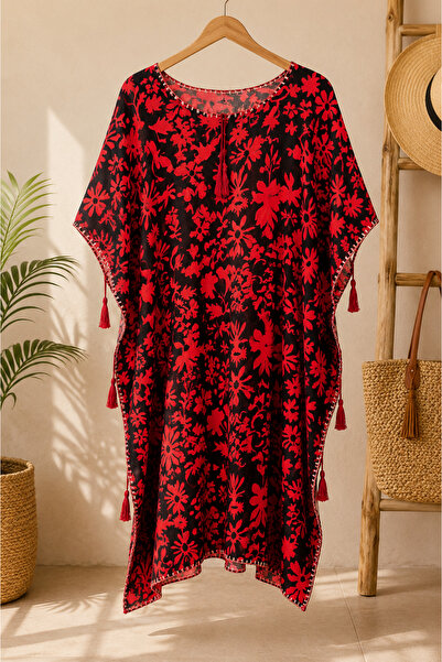 Generic Brand Organic Woven Cotton Pareo/Loose Beach Dress