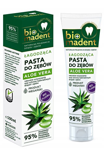 NO BRAND Pastă de dinți BIO MADENT Aloe Vera 100 ml