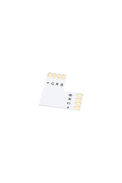 Fevaris Elektronik RGB Şerit Led Birleştirme Aparatı L Tipi Bağlantı Aparatı ...