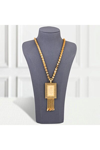 Gerenic Square Gold Substitute Necklace