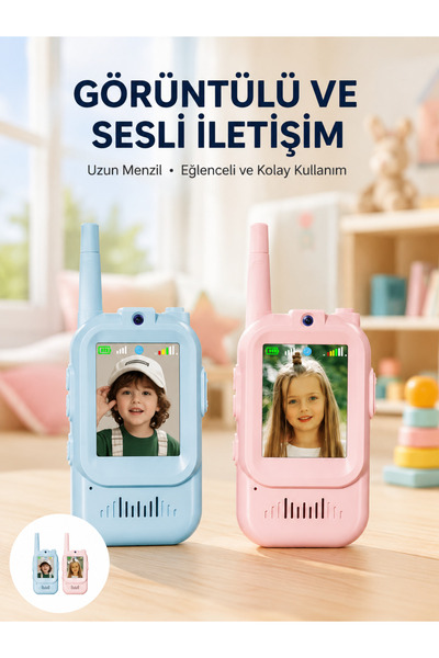Lisinya Uzun Menzilli Video Walkie Talkie Eğitici ve Eğlenceli Oyuncak -