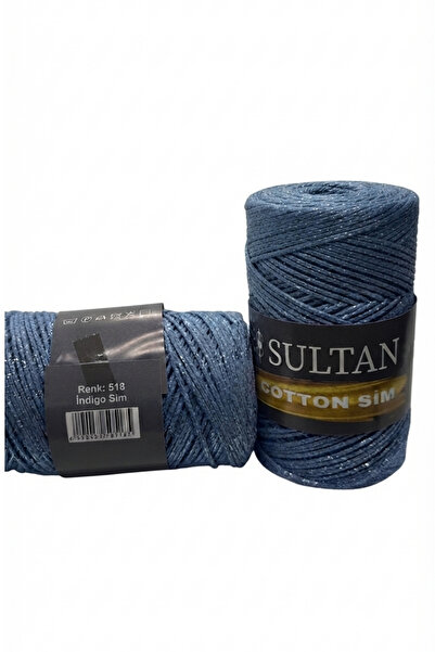 hobi dünyası evim 1 Piece of Sultan Cotton Sim 260 Grams 100 Meters 2 mm Ip C...