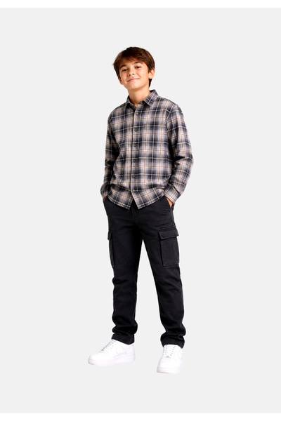 Jack & Jones Junior Hemd JAMES Langarmhemd