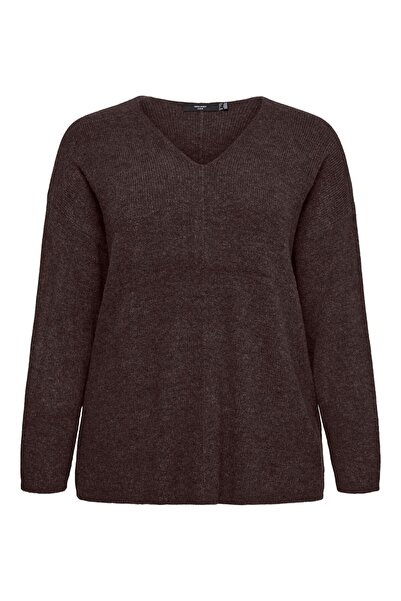 Veromoda Curve Strickpullover VMCCREWLEFILE Strickpullover