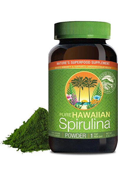 Nutrex Hawaii Pure Hawaiian Spirulina Powder 5 oz - Premium Natural Hawaiian ...
