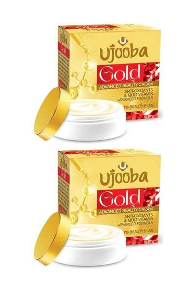 ujooba GOLD ADVANCED BEAUTY CREAM - 17 gm - Pack of 3
