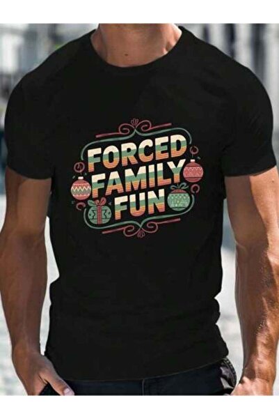 799 Casual T-Shirt Fun Family Design Made Of Soft Knit, Featuring A Crew Neck...