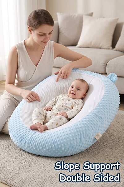 Generic وسادة رضاعة مينكي شبكية مضادة للارتجاع، لدعم واسع بزاوية 30 درجة، منا...
