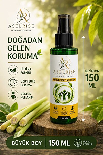 ASELRİSE Sivrisinek ve Kene Kovucu Sprey Losyon Tüm Vücut İçin Büyük Boy 150 ml
