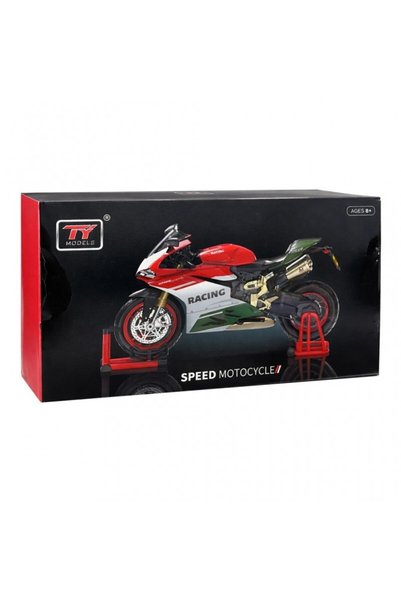 TY MODELS Ducati 1299 Panigale R Designed 1:9 Diecast Model Motorcycle with L...