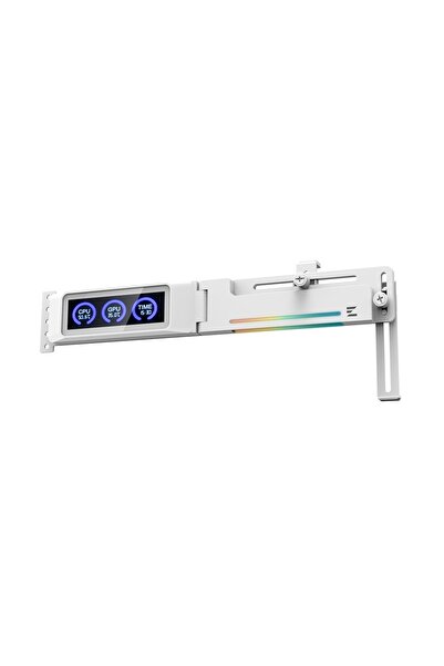 Zalman ZM-VS3 DS White Dijital göstergeli Ekran Kartı Destek Aparatı