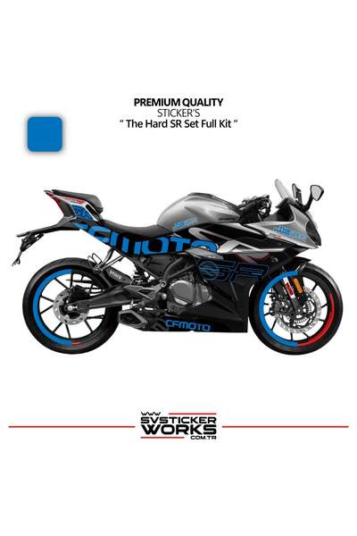 ARONA Cfmoto 250sr the hard sr sticker set - high quality decal kit with whee...