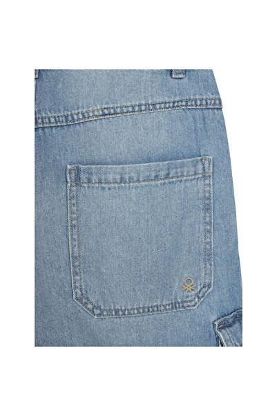 United Colors of Benetton Pantaloni scurți din denim pentru băieți 4KEHC9041 ...
