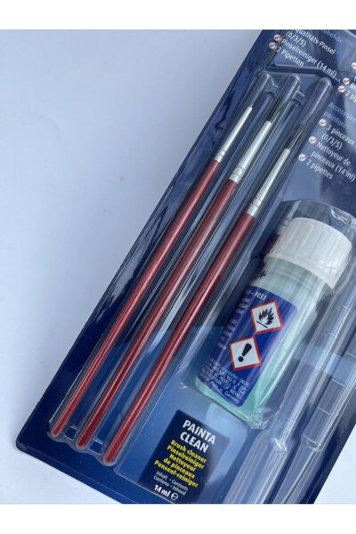 Revell Set cu 6 instrumente de modelare și pictură (3 pensule, 2 pipete, 1 curățător)