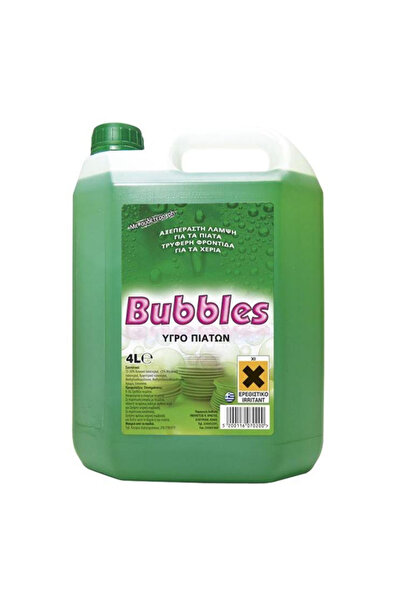 Bubble ΥΓΡΟ ΠΙΑΤΩΝ 4lit - (ΠΡΑΣΙΝΟ-ΛΕΜΟΝΙ)