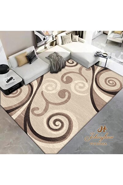 CumparaMisim Covor 100x200cm pentru Dormitor si Living, Bej - Maro