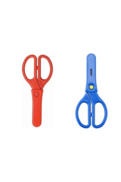 Brons Scissors with Protective Covers - 3 Pieces