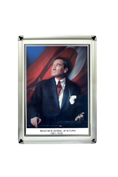 İnter Ataturk Portrait 35X50 - Metal Frame
