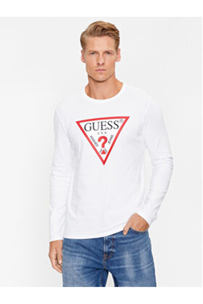 Guess Ανδρικό Μακρυμάνικο M2YI31I3Z14 Λευκό