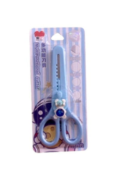 Temat Astronaut Student Scissors Mini Utility Knife with 2 Features