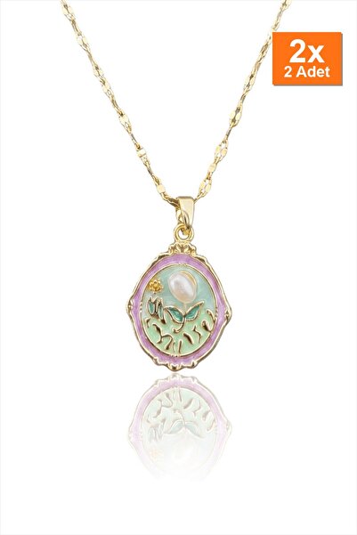 Bozhi Steel Necklace Gold 45cm Stylish Gift