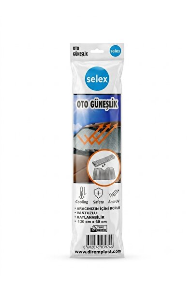 SELEX 130Cmx60Cm Car Sunshade
