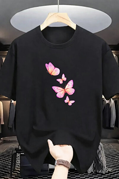 Pink Sky Premium Oversize T-Shirt 100% Cotton Unisex Comfortable Fit Trending...