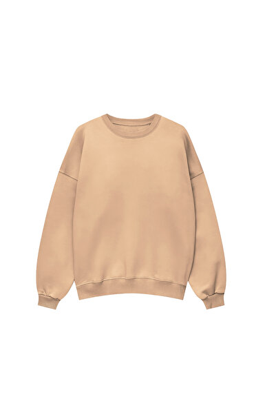 Unisex Basic Sweatshirt 3 İplik Şardonlu Kumaş