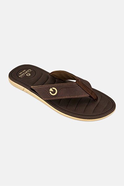 Cartago Men Carunha Dedo Slip On Slippers, Brown
