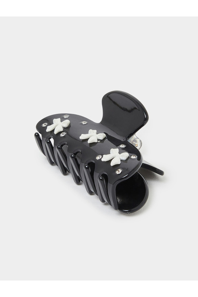 Styli Bow Embellished Claw Clip